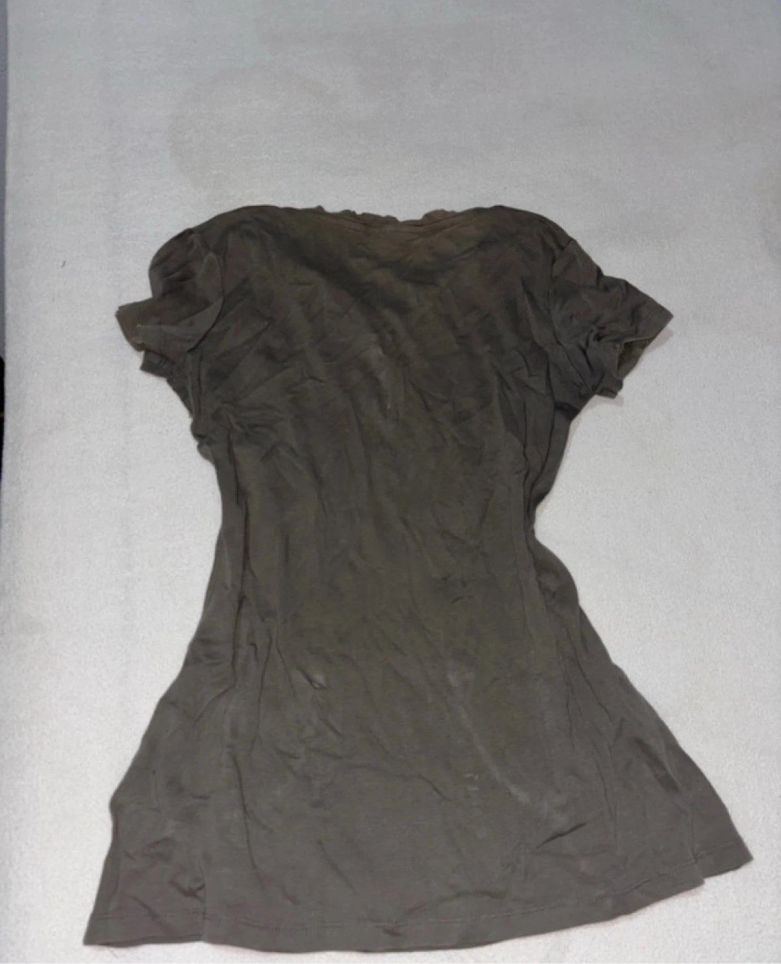 Vestido curto esportivo blusão cáqui com bolsinho – photo 4
